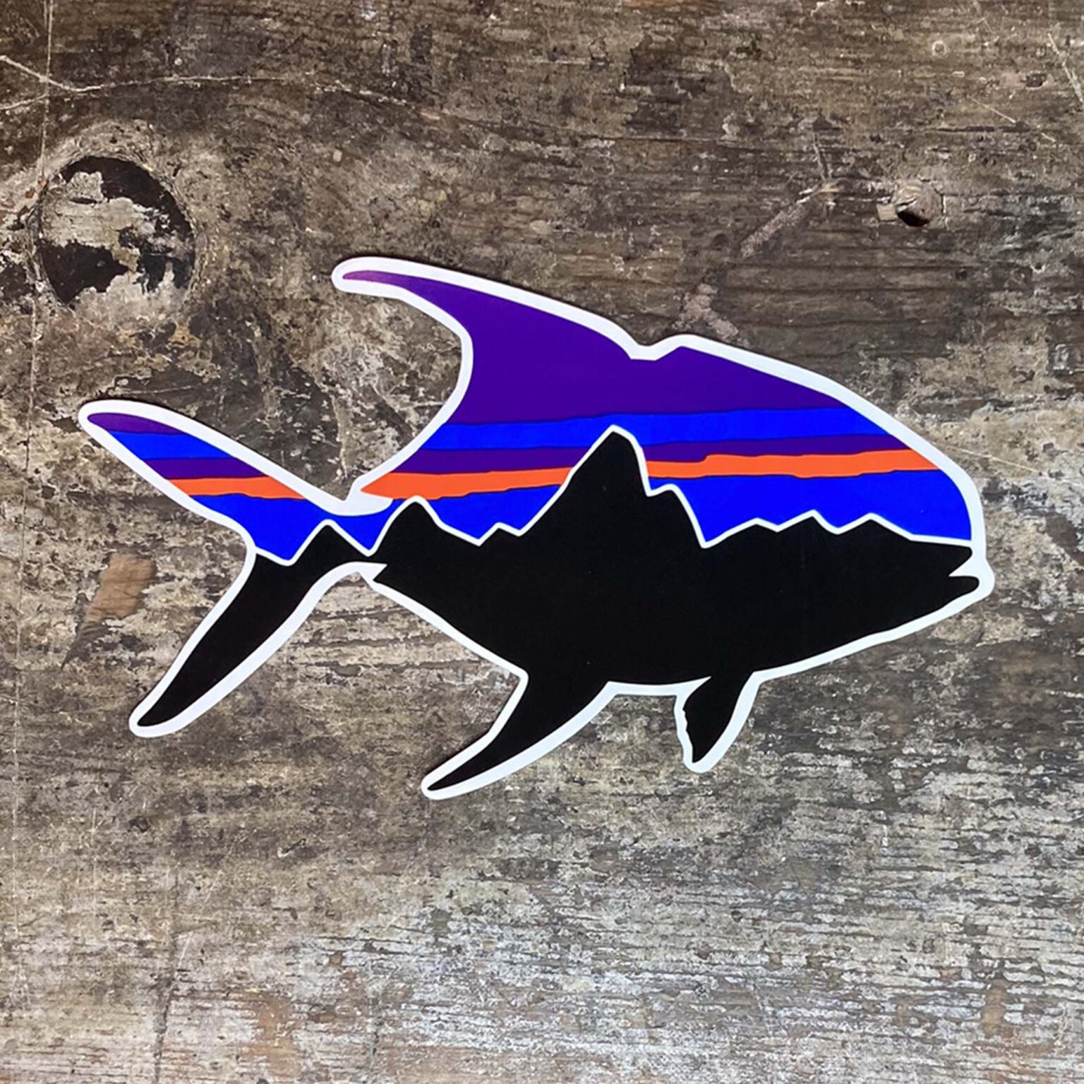 Patagonia Fitz Roy Permit Sticker Dragonfly Anglers