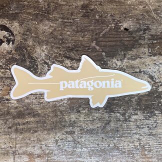 Patagonia Logo Snook Sticker - Hunter Banks Fly Fishing