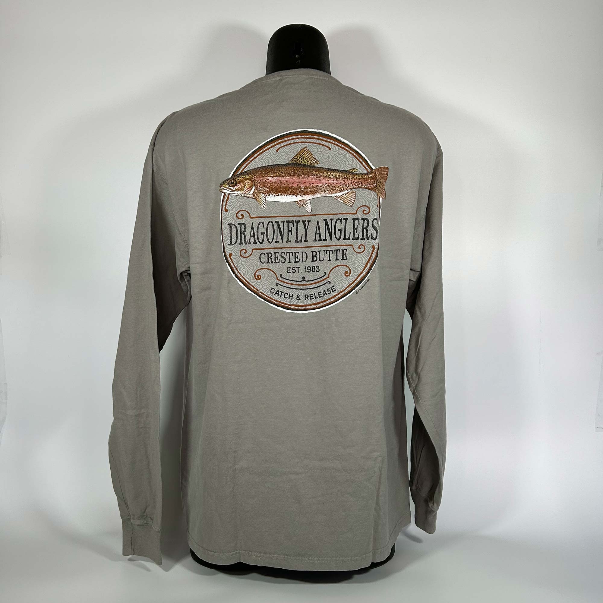 Dragonfly Anglers Rainbow Trout T-Shirt-Long Sleeve - Dragonfly Anglers