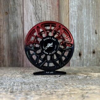 Abel Model SDF Reel-Black/Red Fade - Dragonfly Anglers