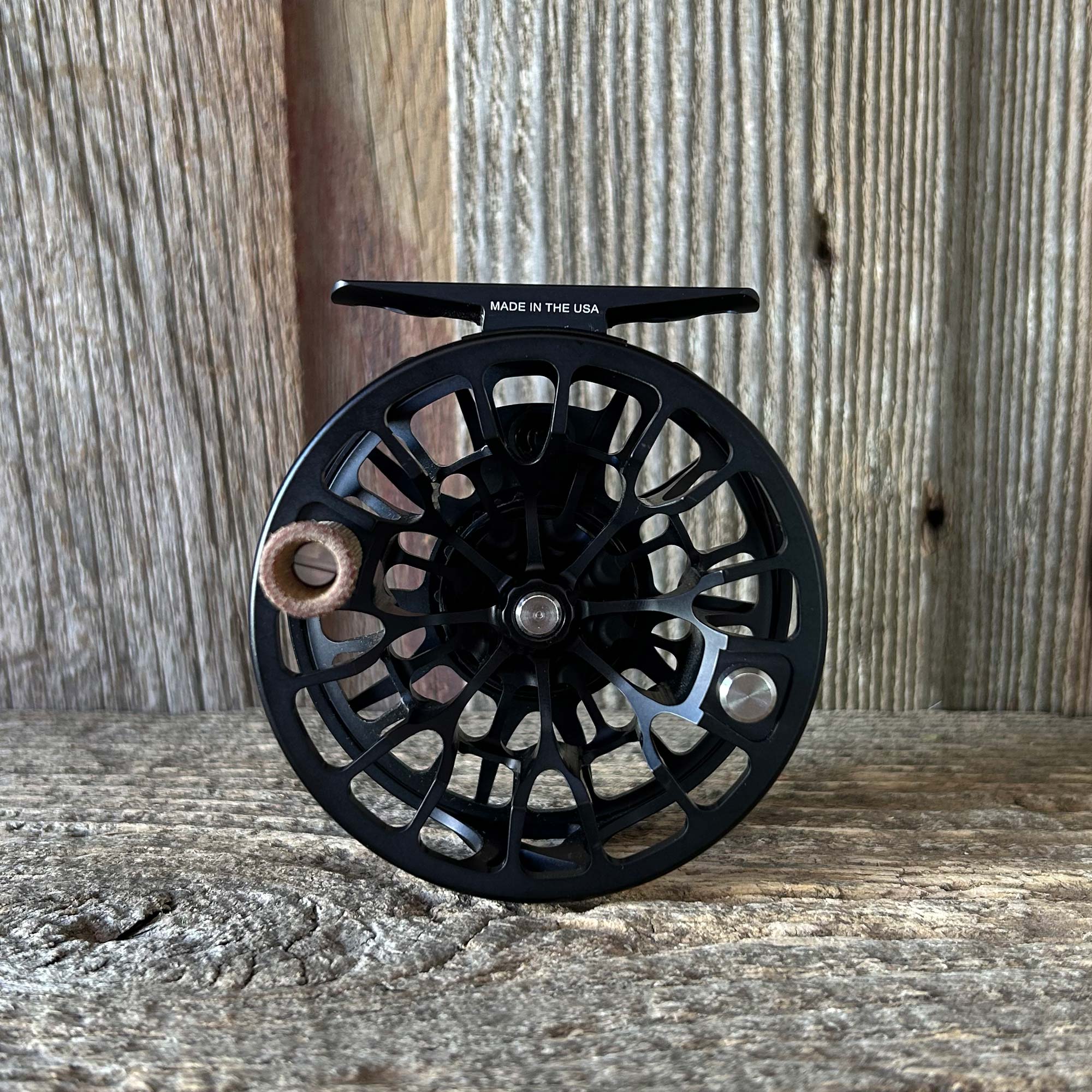 ROSS ANIMAS 7/8 WT FLY REEL MATTE BLACK +FREE $80 FLY LINE, BACKING,  SHIPPING