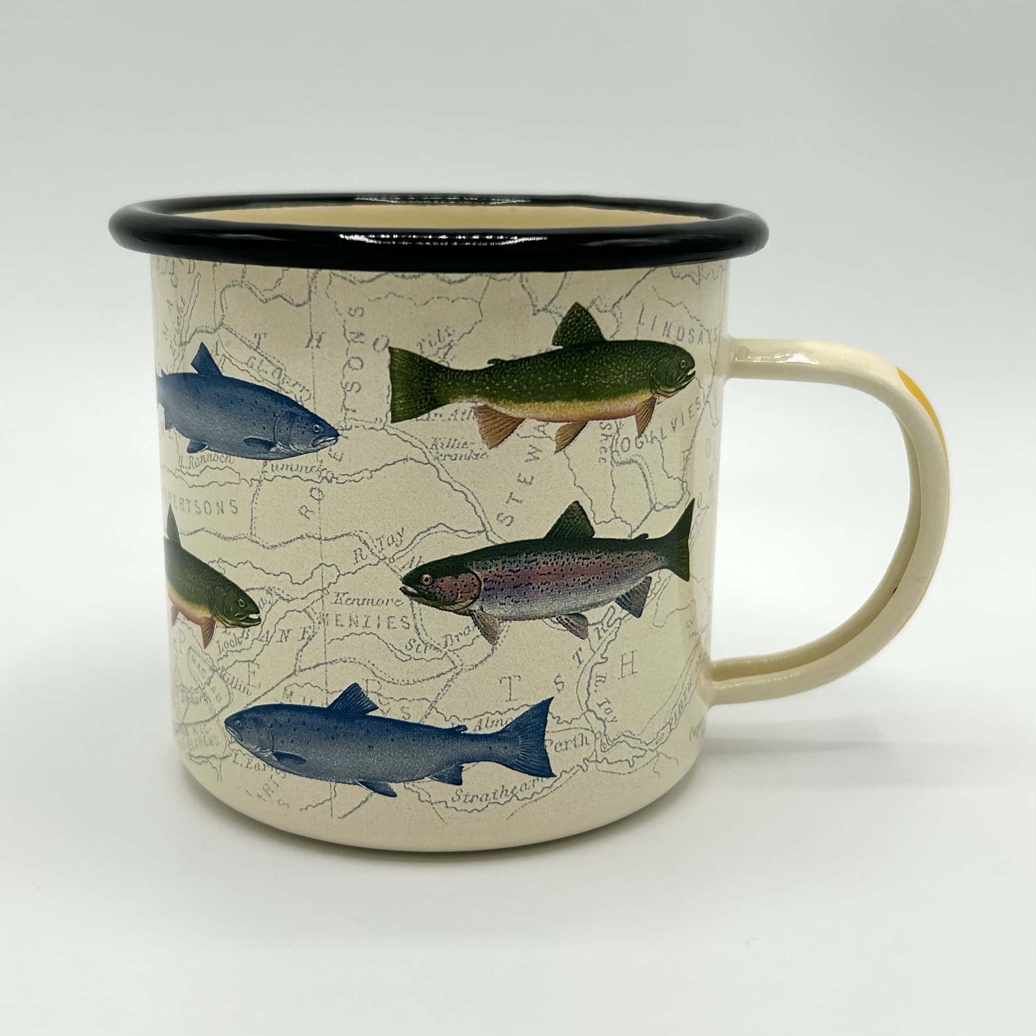 Fishing Flies Enamel Mug – Heyday