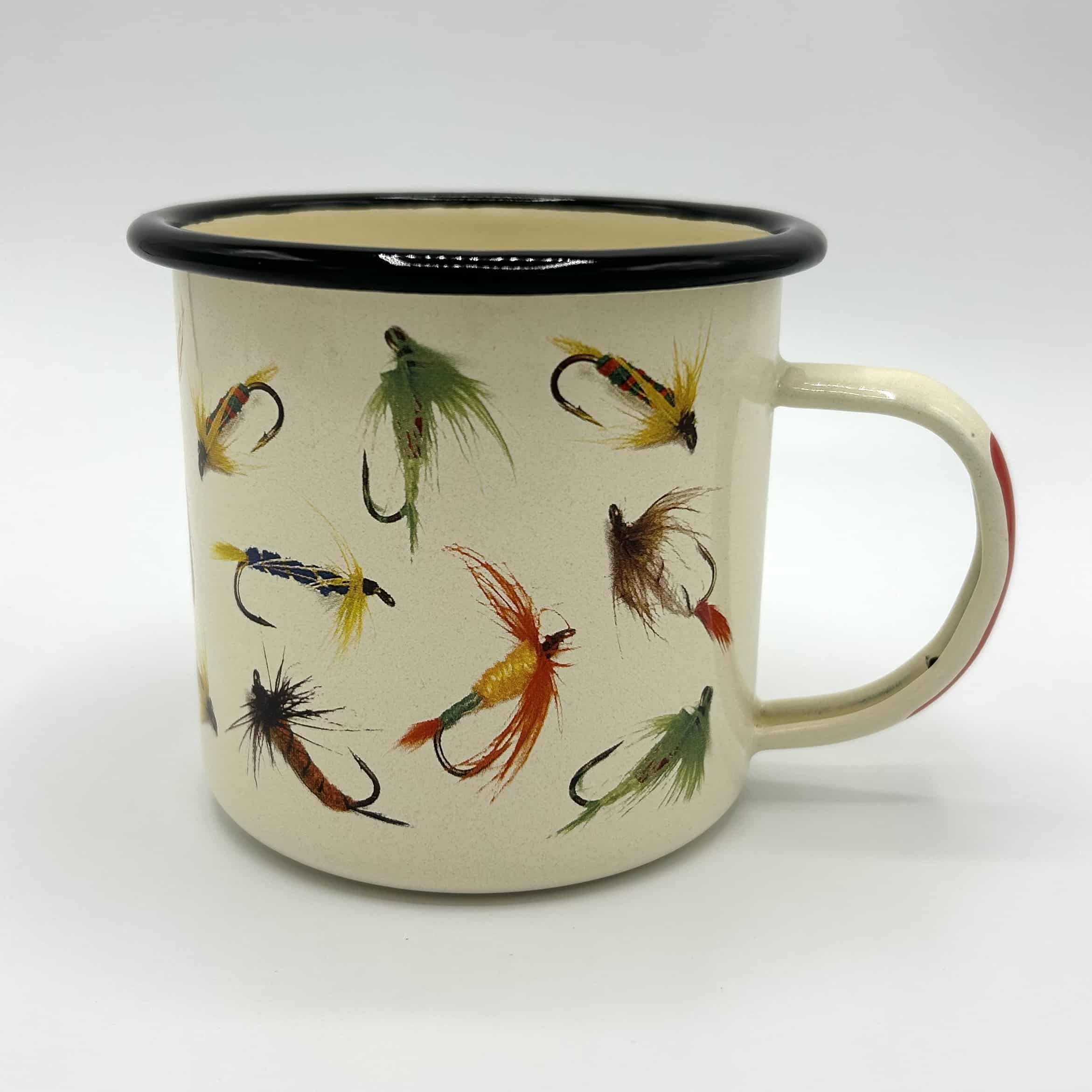 Enamel Mug- Flies - Dragonfly Anglers