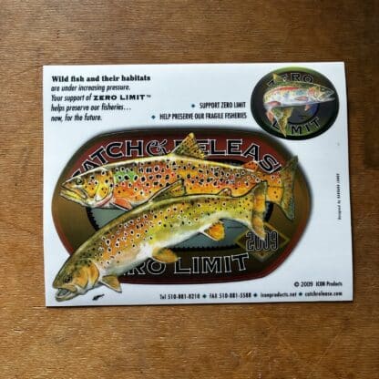 Past Zero Limit Catch & Release Decals 2000-2024