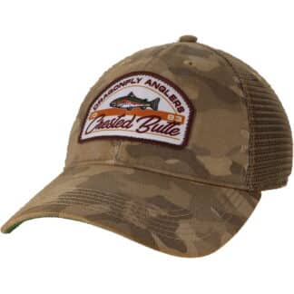 Dragonfly Anglers Vintage Trucker Hat w/Patch- Camo
