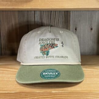 Skully Dragonfly Anglers Hat - Olive